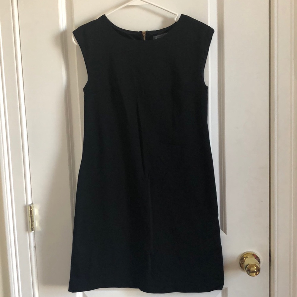 Little black sleeveless dress